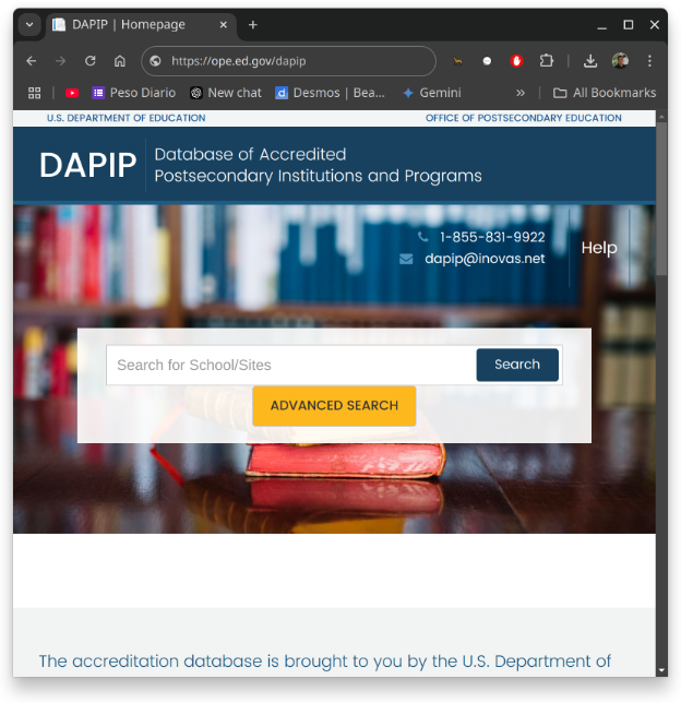 Buscador DAPIP